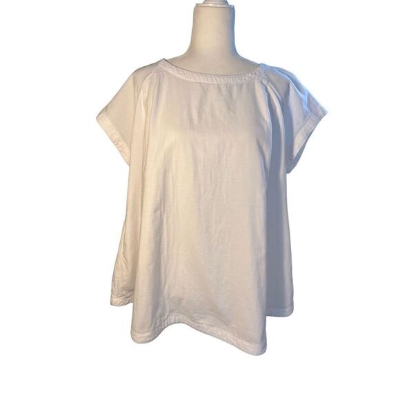 Free People flared cotton blouse - Picture 1 of 8